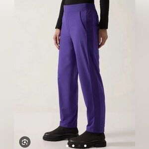 Athleta NWT Brooklyn Lined Pants - purple